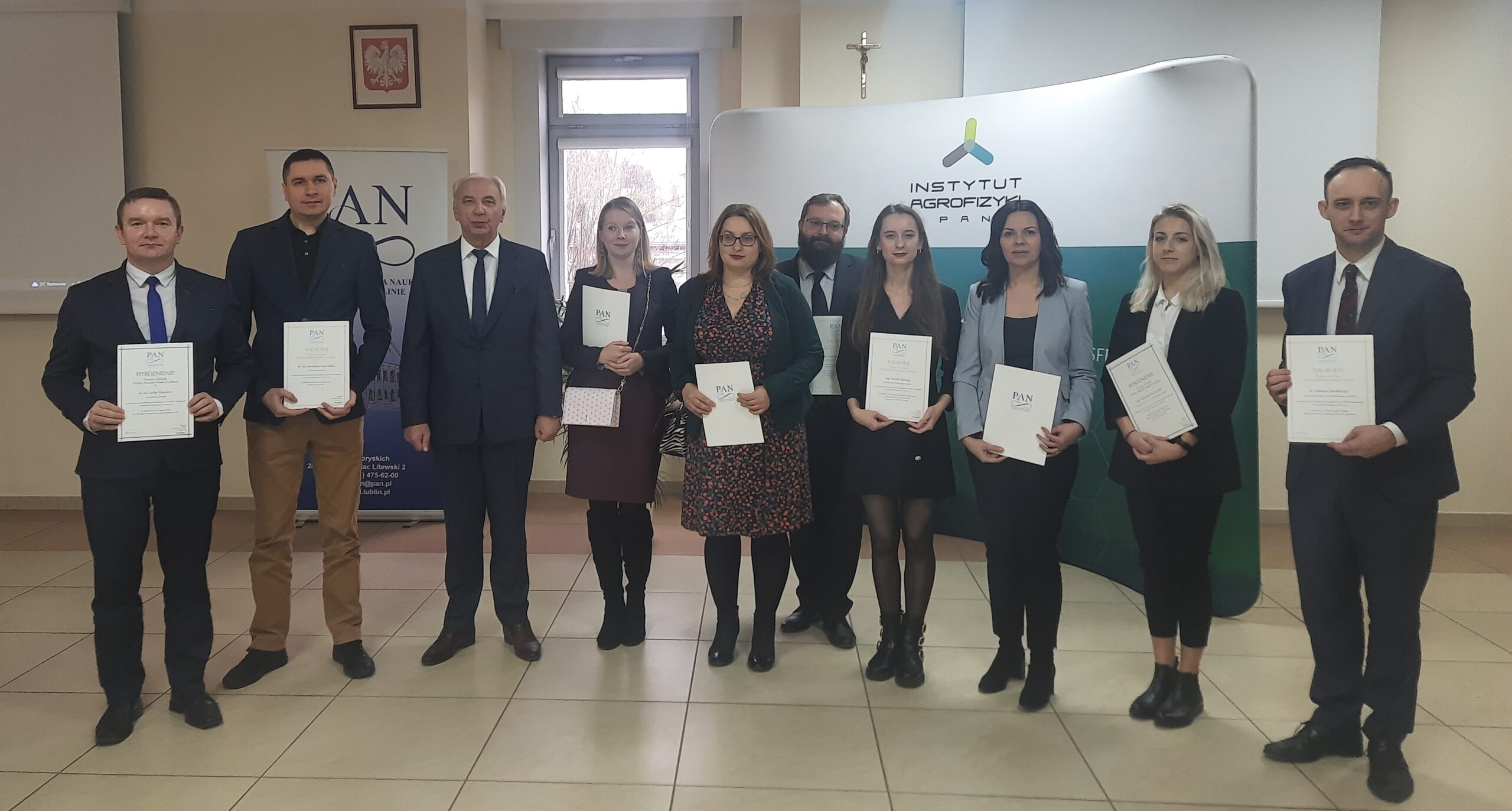 Uroczyste wręczenie Nagród Laureatom konkursu Prezesa Oddziału PAN w Lublinie dla młodych naukowców