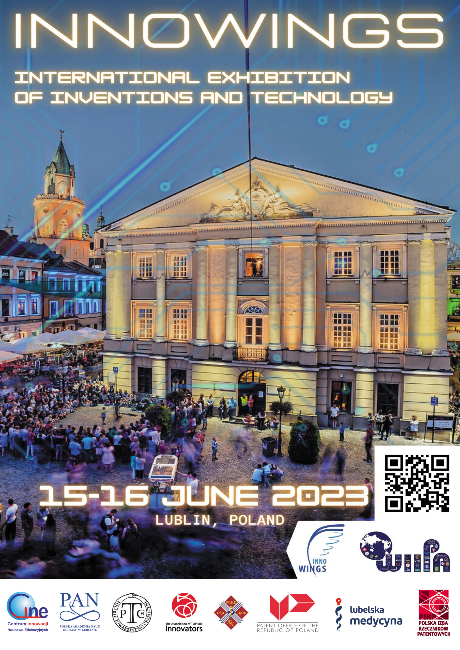 15-16.06.2023 r. – Ogólnopolska Konferencja pt. „Innowacje w Praktyce” połączona z  Wystawą Wynalazków i Technologii „InnoWings”
