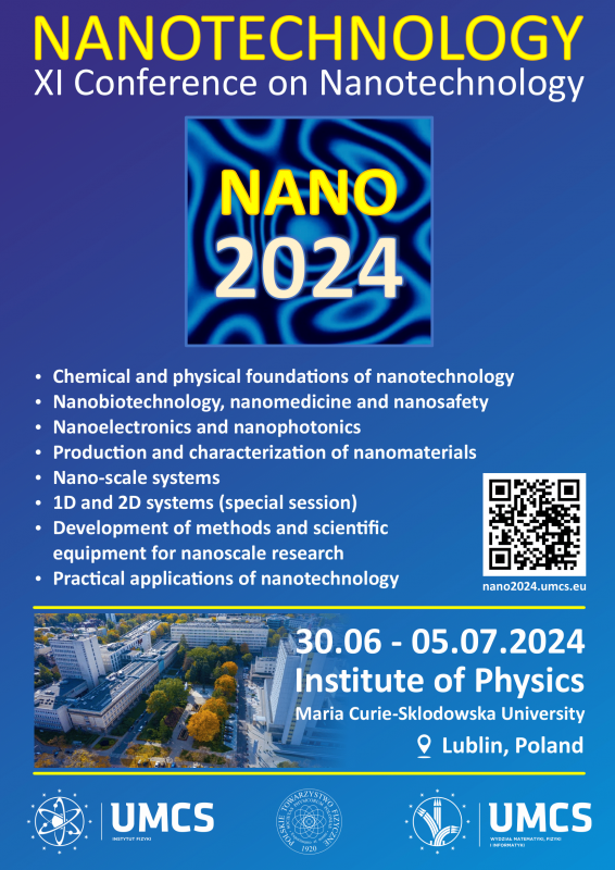 30.06-05.07.2024 r. – XI Konferencja Nanotechnologii „NANO 2024”